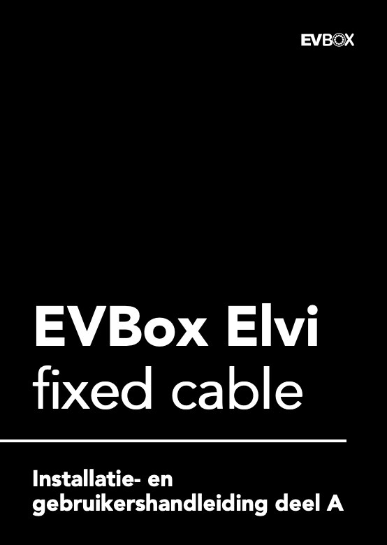 Handleiding EVBox Elvi vaste kabel