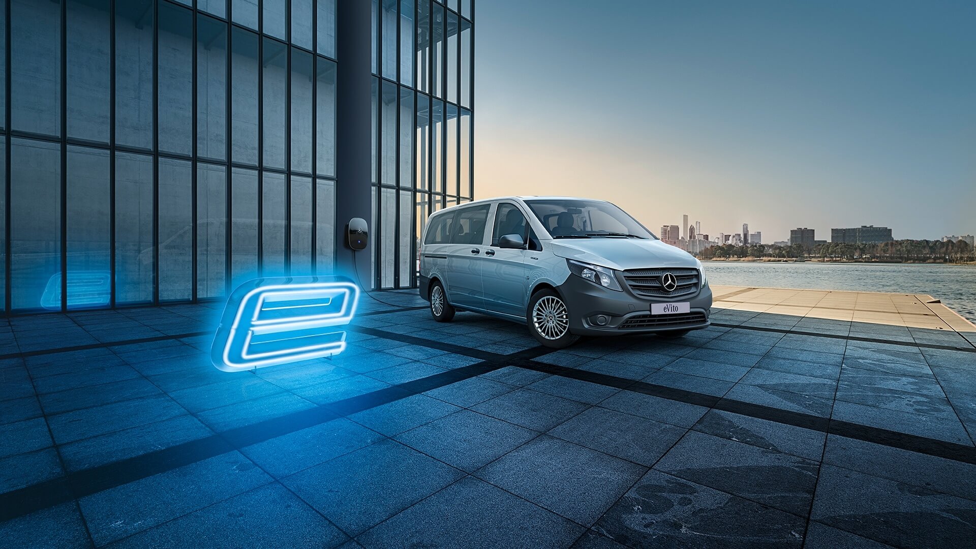 Mercedes evito laadpaal