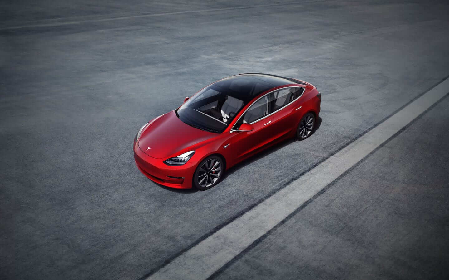 Tesla model 3 laadpaal