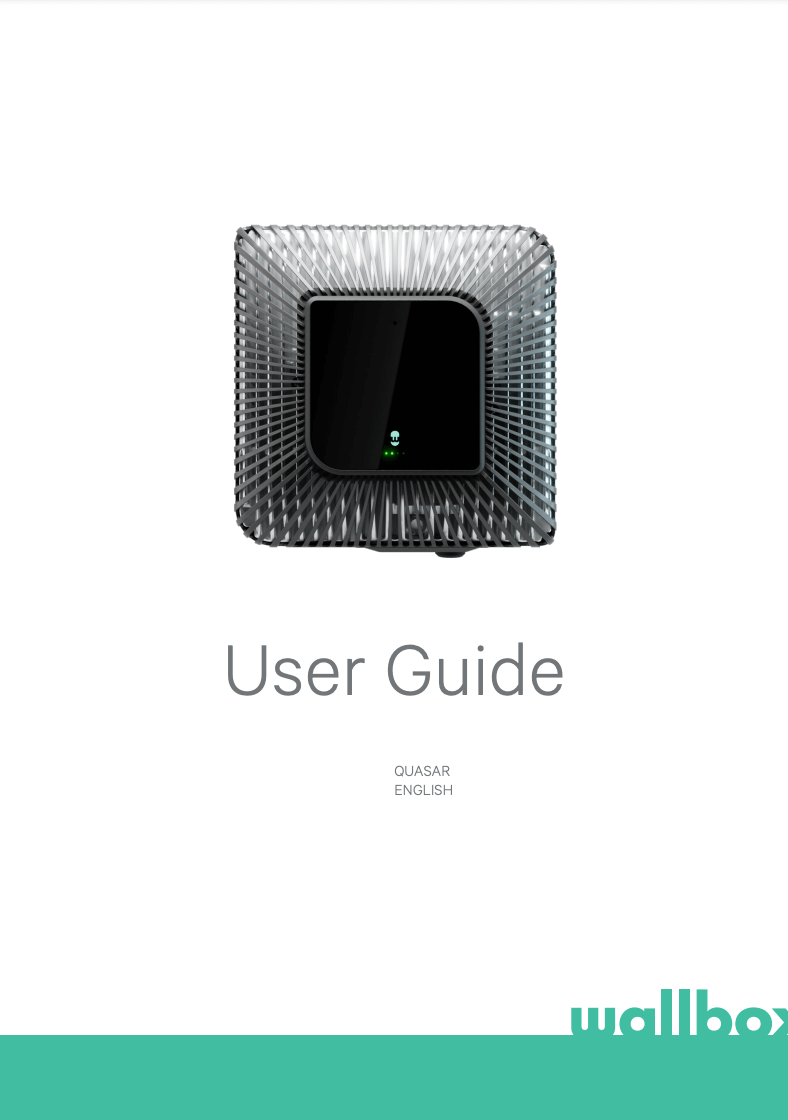 Handleiding Wallbox Quasar