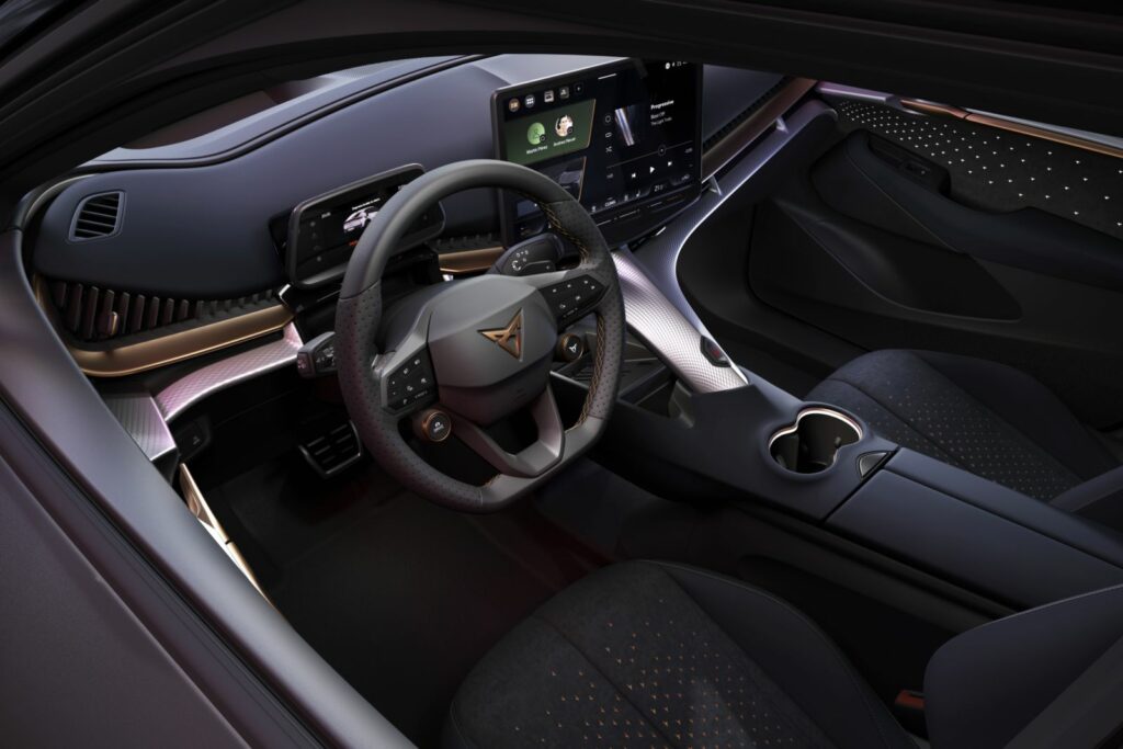 Interieur van Cupra Tavascan SUV