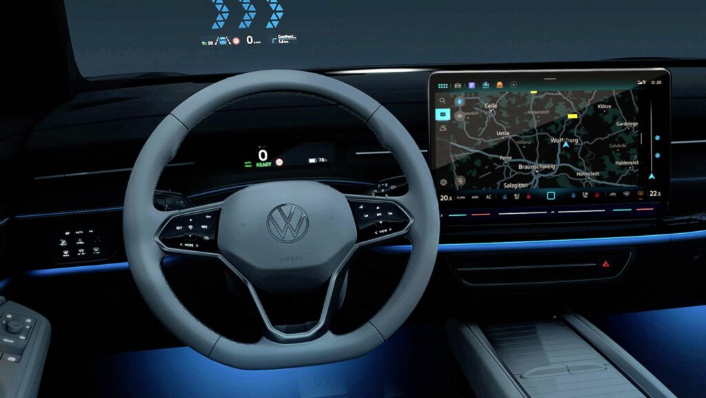 interieur van de VW ID.7 