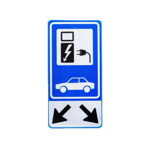 Laadpaal verkeersbord