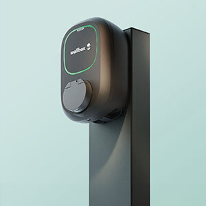 Wallbox aan paal
