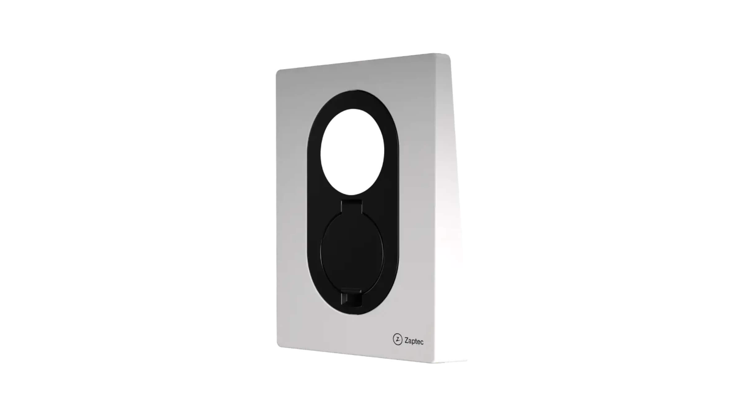 Zaptec Go kap voorkant cloud white