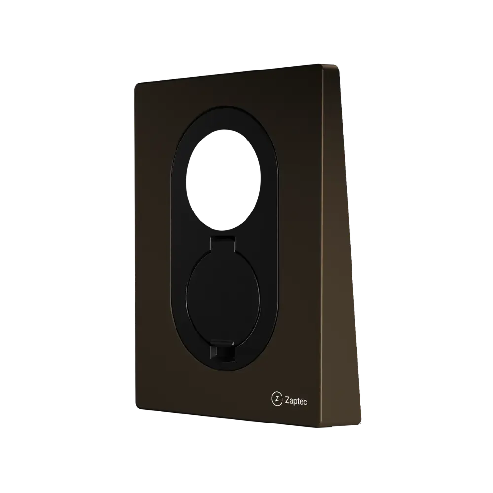 Zaptec Go cover wood brown
