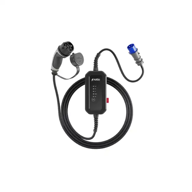 Mobiele lader plug-in hybrid auto