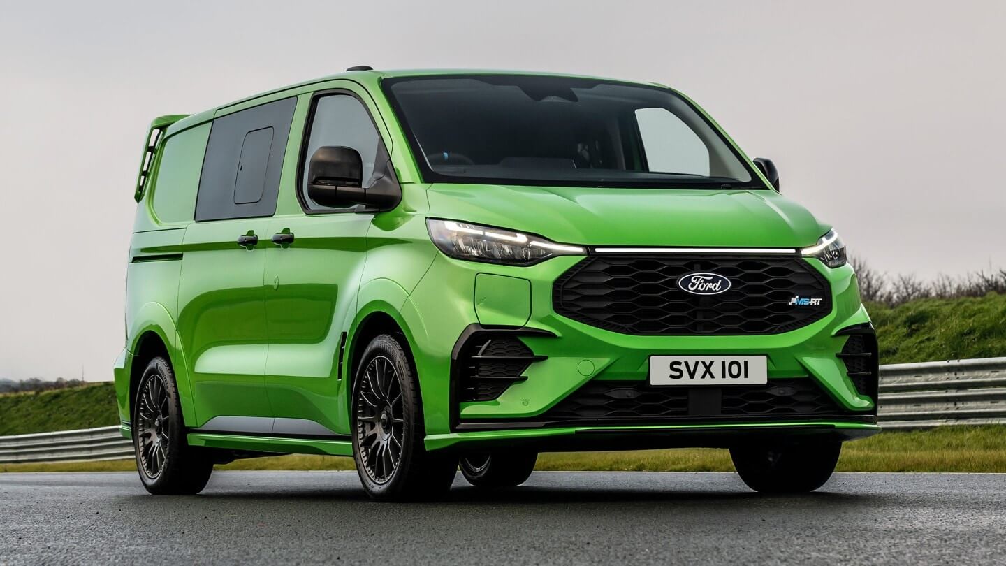 Ford E-Transit Custom lader