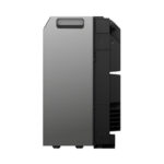 Thumbnail of  Zijaanzicht van de grijze en zwarte EcoFlow STREAM AC 5000 thuisbatterij op een witte achtergrond.